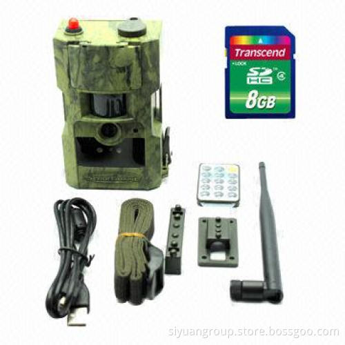 Waterproof IR hunting camera with MMS/GPRS functions, 940nm LED and black OPS